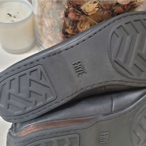 FRYE Mens Leather Loafers Lewis Venetian Size 10 - Picture 9 of 15